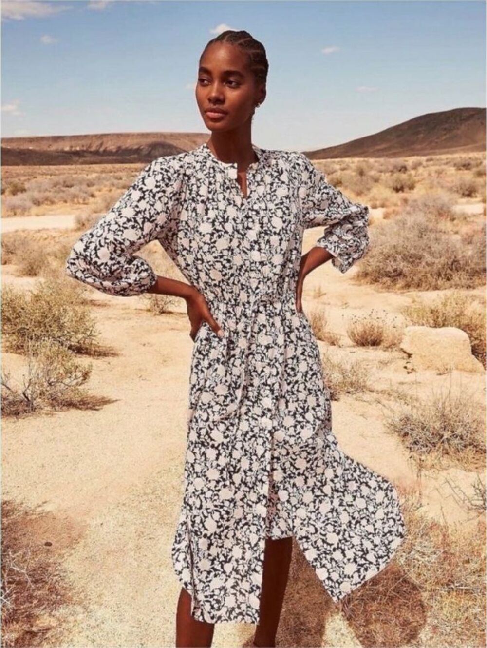 J.Crew Navy Pink Floral Cotton Tiered Maxi Dress Size 12